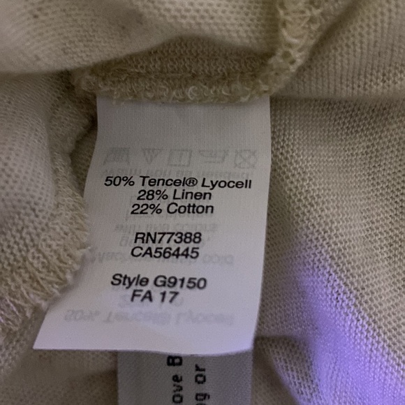 Madewell Long Sleeve T Shirt Front Tie Top - Picture 7 of 8